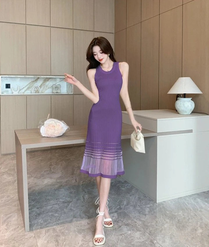 Boho Glam 2026 Sleeveless Crochet Midi Dress for Trendy Women Who Love Comfort & Style Luxe Sexy Crochet Knitted Midi Dress Breathable, Premium & Effortlessly Chic