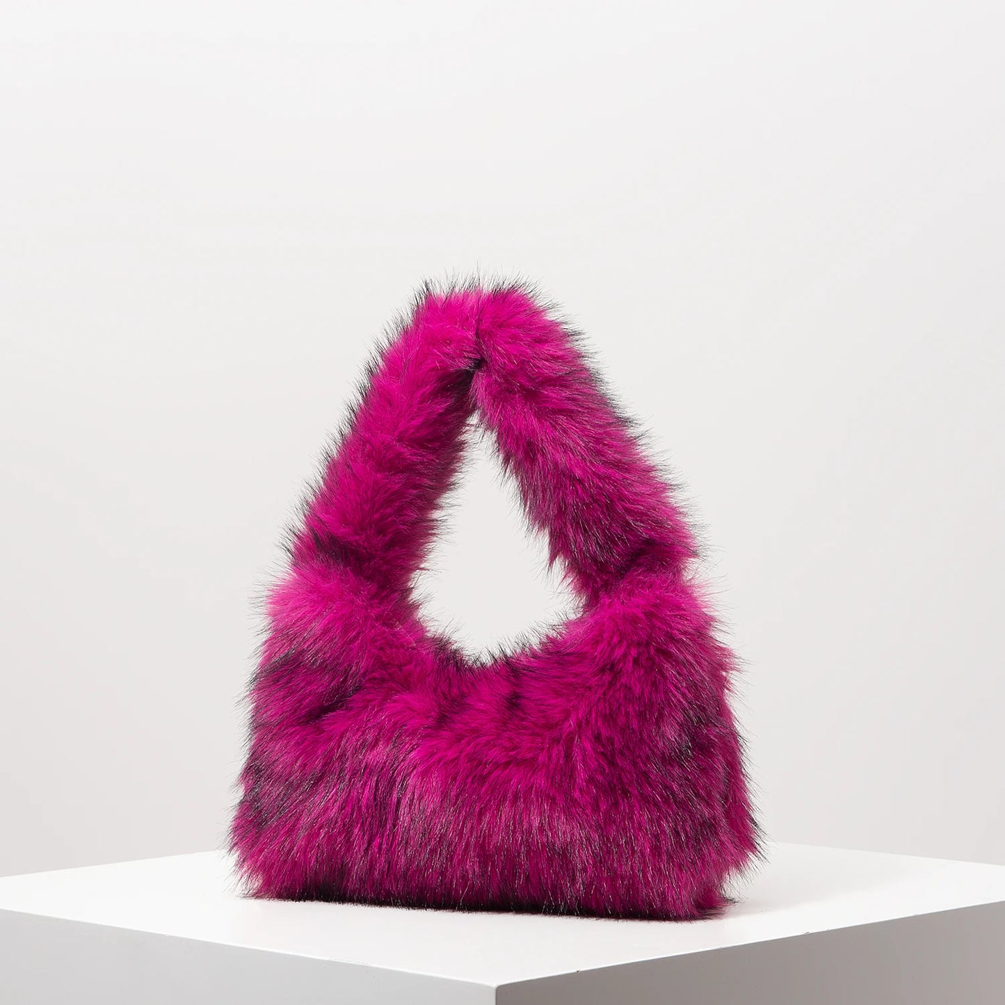 Premium Plush 2026  Hobo Handbag Sexy, Trendy & Perfect for Vacation or Daily Glam , Fuzz Shoulder Bag High-Quality, Cute & Dopamine-Style Chic