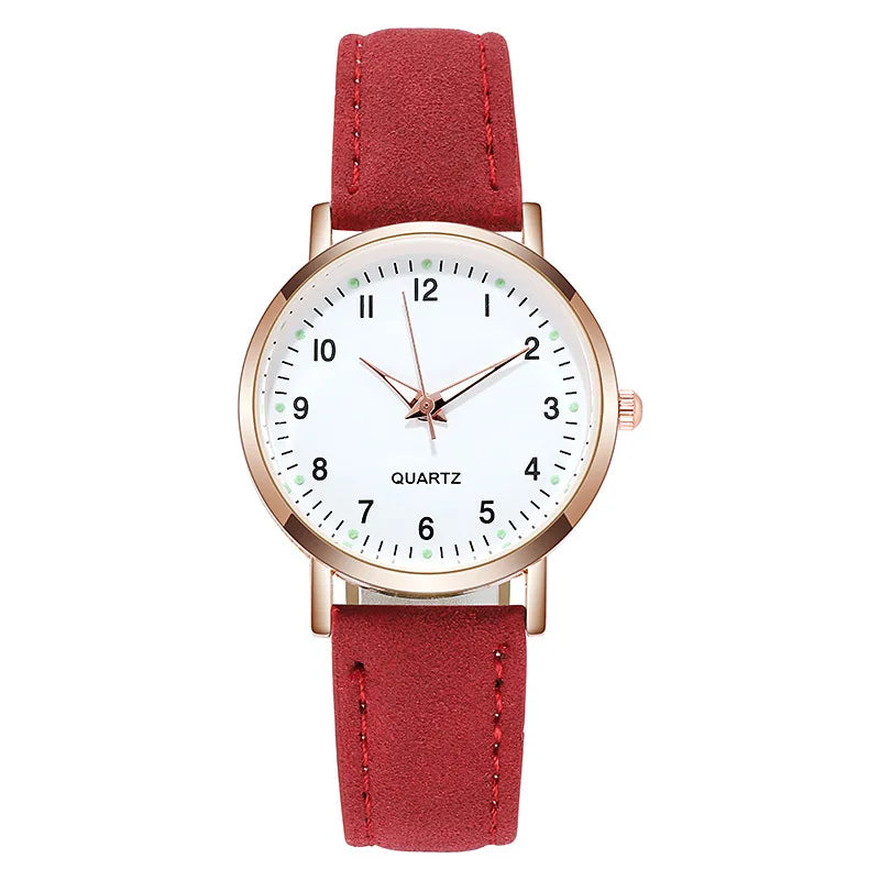 Luxury Leather Quartz Watch for Women Elegant 2026 Backlight Wristwatch Trendy, Durable & Must-Have Accessory , Premium Women’s Fashion Watch Look Luxurious, Feel Confident, Get Compliments