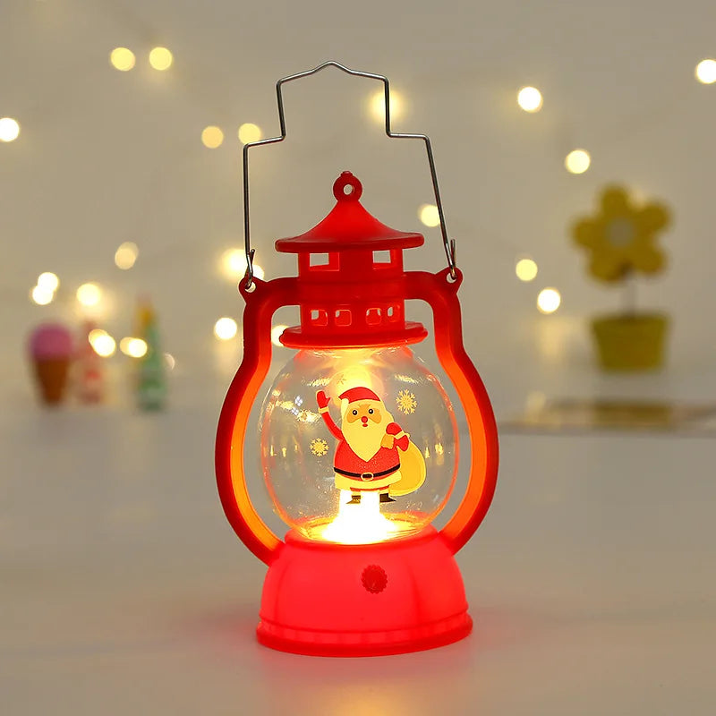 Bring the North Pole Home Adorable LED Snowman & Santa Lanterns for Pure Christmas Vibes! Let It Glow! Festive Christmas Lanterns with Santa & Snowman ,The Cutest Gift This Holiday! , Magical Christmas Lanterns That Light Up