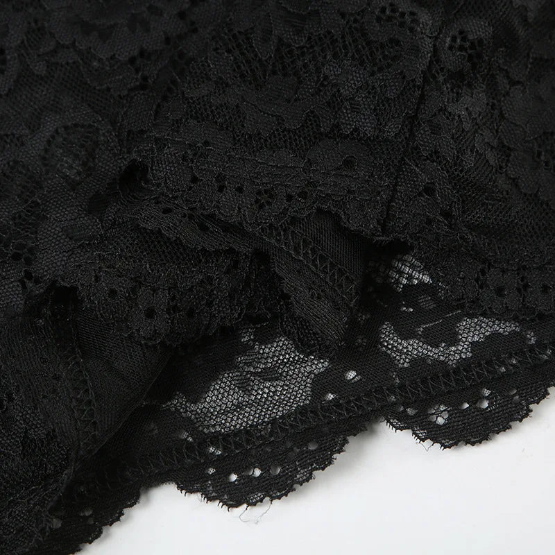 Shestyle Lace 2026 Fashion Transparent Mini Dress for Bold & Trendy Women, Sexy Elegance!, Premium Quality Sheath Dress & Mesh Nightwear for Club & Party Nights, Fashion Forward & Instagram-Ready! Lace Transparent Mini Dress for Women Who Dare to Slay