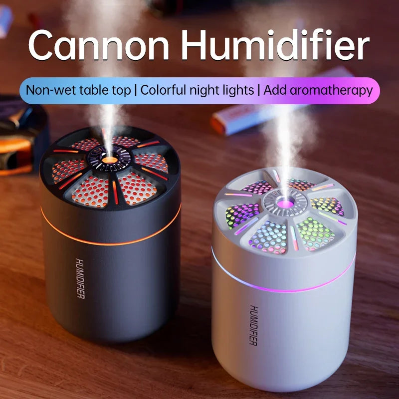 High Quality 2026 Edition Mini Car Air Humidifier USB Electric Aroma Diffuser Essential Oil Purifier Aromatherapy Mist Maker Lights in Car Home Bedroom