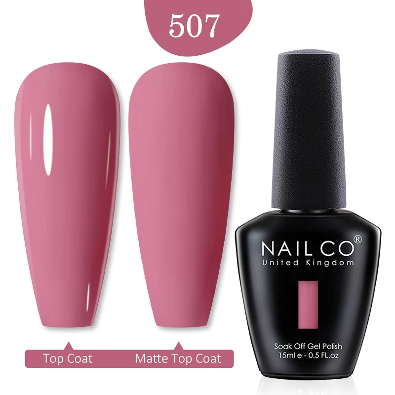 NAILCO Gel Polish 15ml Red & Pink 2026 Style Nails, Soak-Off Gel Polish for Long-Lasting, Flawless, Transform Your Nails with NAILCO Gel Polish Shine, Slay & Stay Perfect! Trendy 2026 Colors,