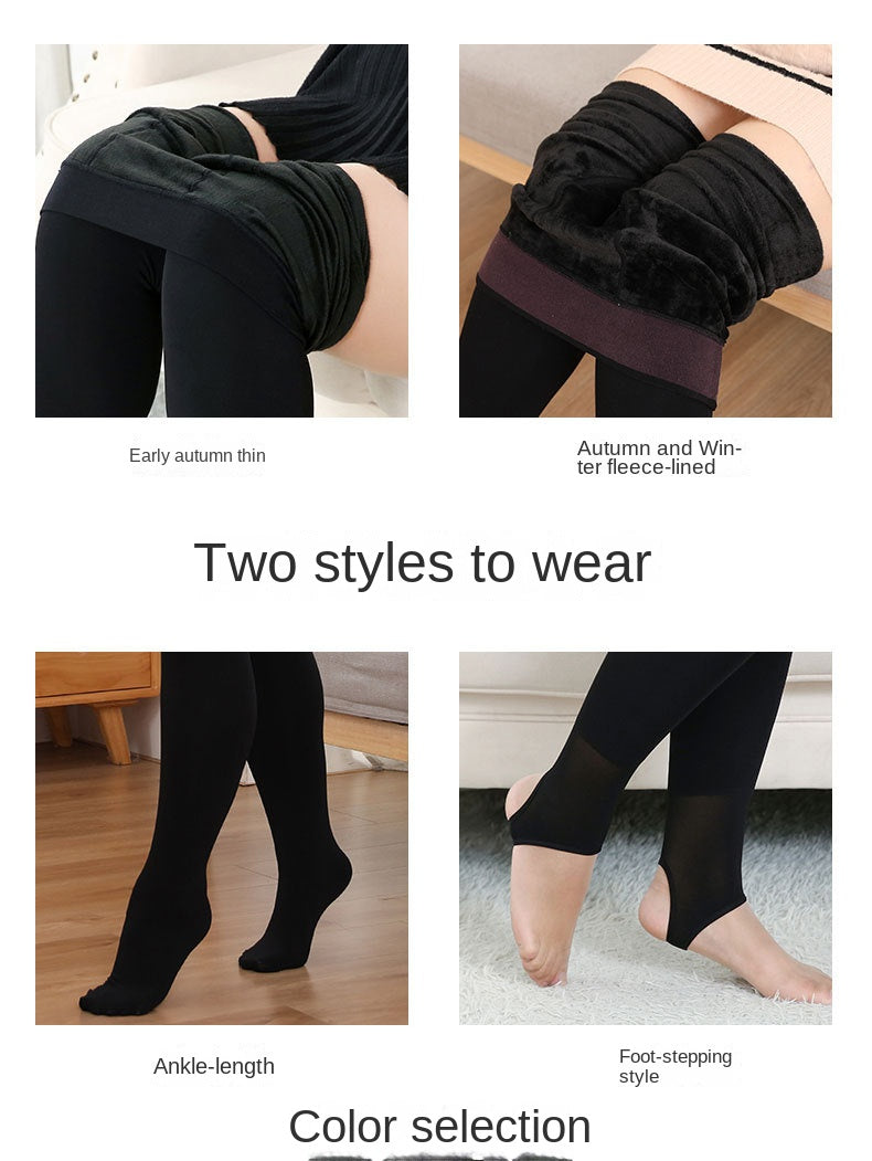 Quality 2026 Fashion Plus Size Leggings Women Clothing Feminino Leggings Thick Plus Size Women Trousers Bare Pantyhose  Warm Fall and Winter Fleecing