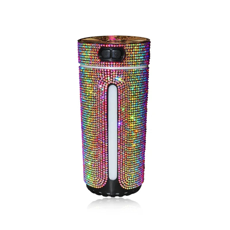 New Luxury Car Diffuser  High Quality 2026 Edition Humidifier with LED Light Diamond Auto Air Purifier Aromatherapy Diffuser Air Freshener Auto Accessories