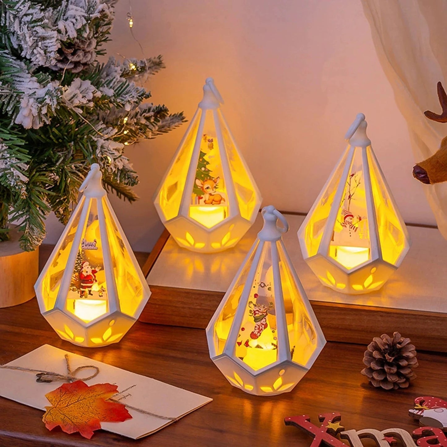 The Cutest Christmas Glow Mini Light-Up Houses for a Cozy Winter Wonderland!, Light, Love & Magic Adorable Christmas Village Night Lights for Festive Vibes! Turn your home into a charming Christmas village with these adorable