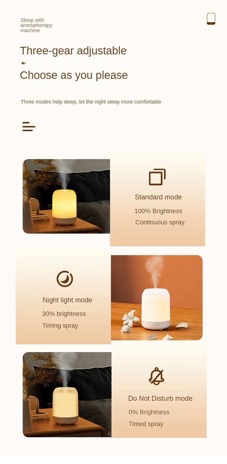 High Quality Premium 2026 Home Essential oil Aromatherapy Machine Automatic Perfume Machine Bedroom Diffuser With Night Light Humidifier