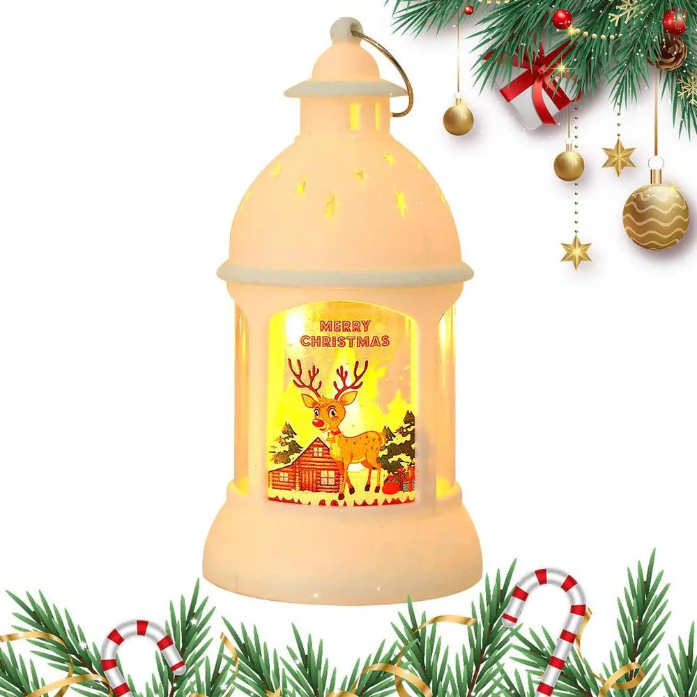 Bring the North Pole Home Adorable LED Snowman & Santa Lanterns for Pure Christmas Vibes! Let It Glow! Festive Christmas Lanterns with Santa & Snowman ,The Cutest Gift This Holiday! , Magical Christmas Lanterns That Light Up