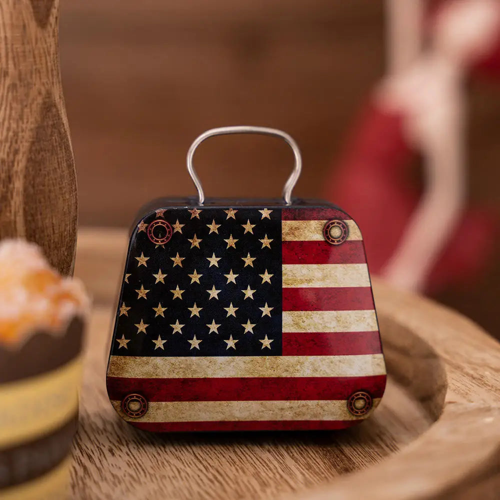 Christmas Metal Box for Kids & Adults!,Christmas 2024 Handbag Tin Jar!, Chic Holiday Storage Jewelry & Treats in a Christmas Tin Handbag!, Store, Gift, & Sparkle Christmas 2024 Handbag Tin Jar