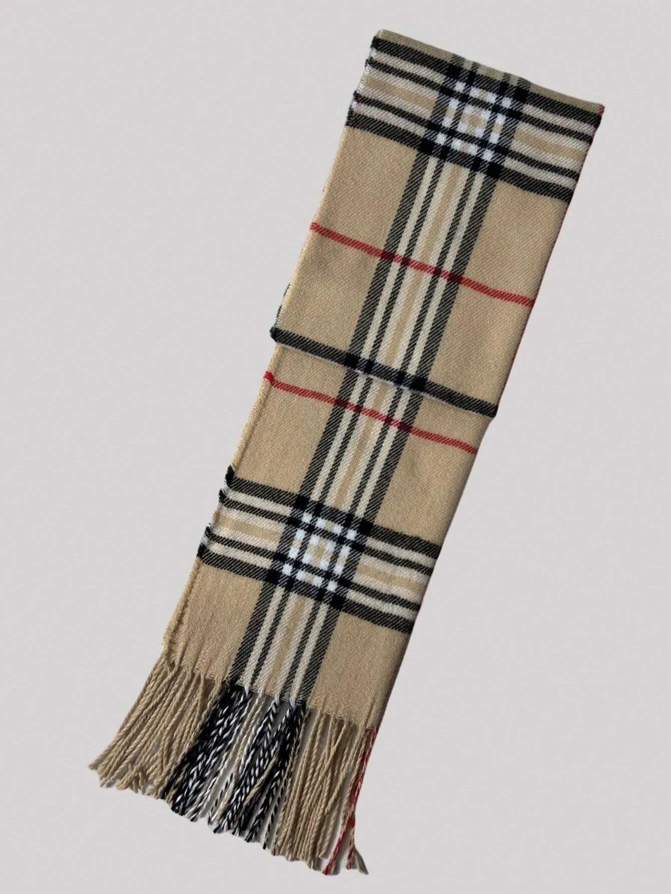 Luxury Cashmere Scarf Warm, Plush & Effortlessly Chic, Premium Plaid Cashmere Shawl for Men & Women Trendy