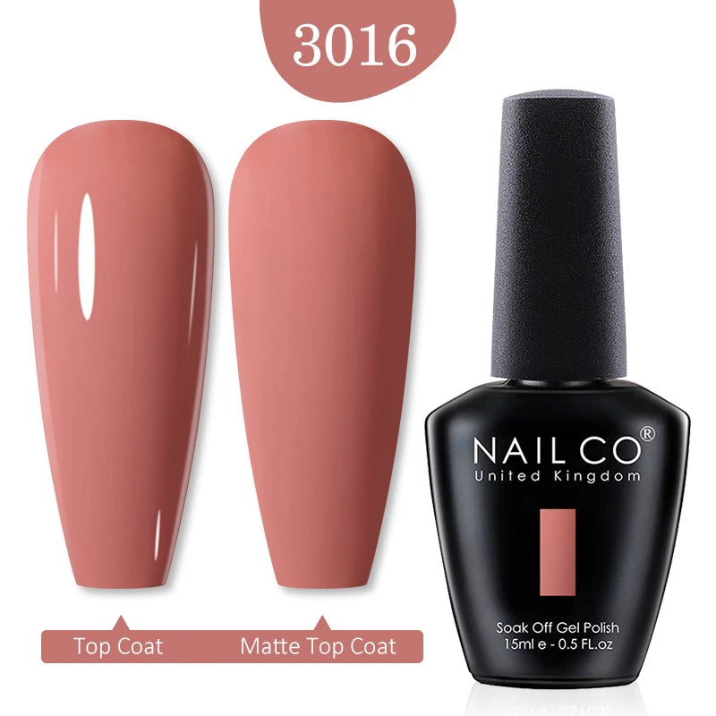 NAILCO Gel Polish 15ml Red & Pink 2026 Style Nails, Soak-Off Gel Polish for Long-Lasting, Flawless, Transform Your Nails with NAILCO Gel Polish Shine, Slay & Stay Perfect! Trendy 2026 Colors,